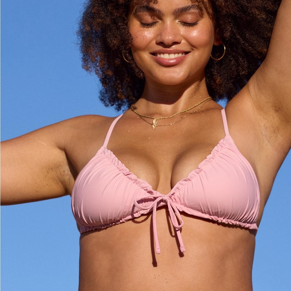 Aerie Ruffle String Bikini Top - Picture 3 of 6